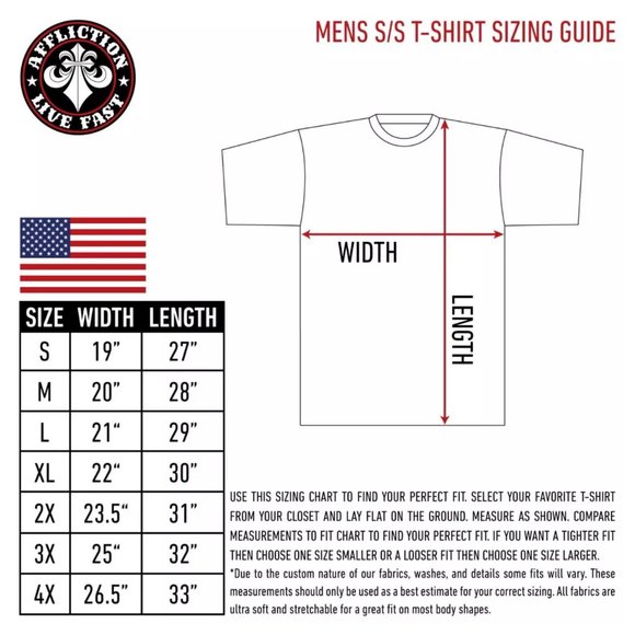 ARCHIAC BY AFFLICTION Men's T-Shirt S/S DAVENTRY - Picture 4 of 7